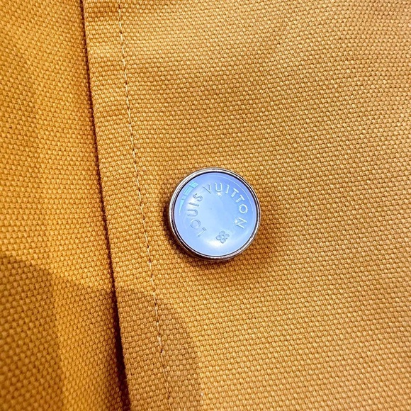 Louis Vuitton Yellow West Leather Sleeve Jacket - Picture 4 of 12